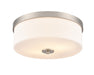 Millennium - 214102-BN - Two Light Flushmount - Laphia - Brushed Nickel