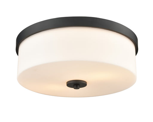 Laphia Two Light Flushmount Matte Black