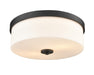 Millennium - 214102-MB - Two Light Flushmount - Laphia - Matte Black