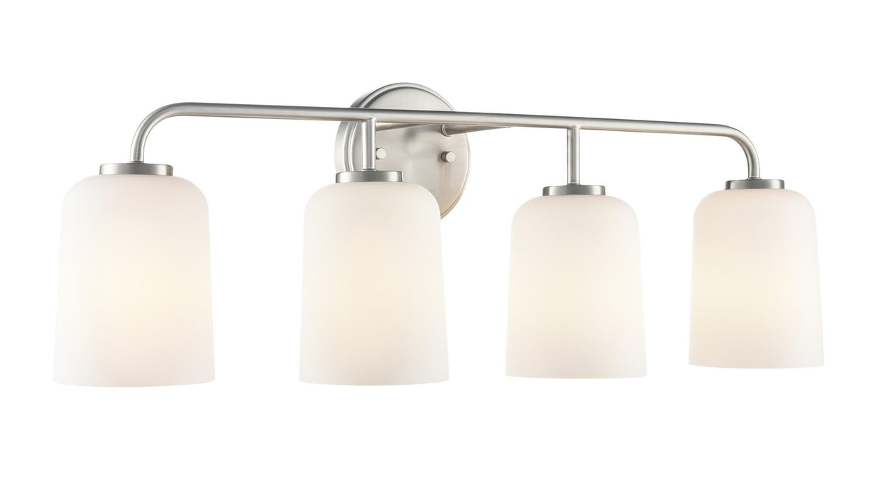 Millennium - 214104-BN - Four Light Vanity - Laphia - Brushed Nickel