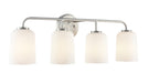 Millennium - 214104-BN - Four Light Vanity - Laphia - Brushed Nickel