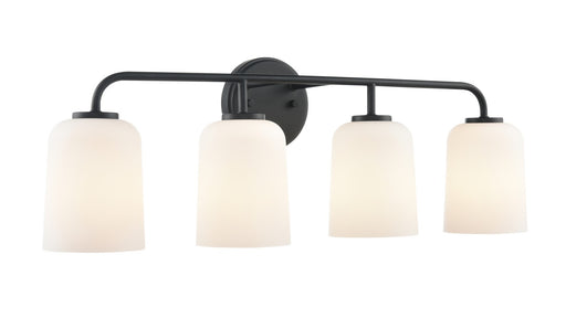 Laphia Four Light Vanity Matte Black