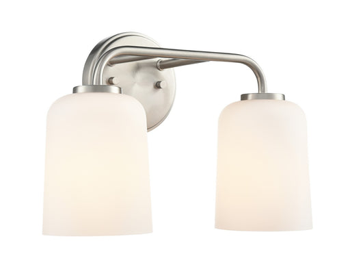 Laphia Two Light Vanity Brushed Nickel