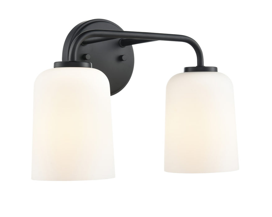 Millennium - 214202-MB - Two Light Vanity - Laphia - Matte Black