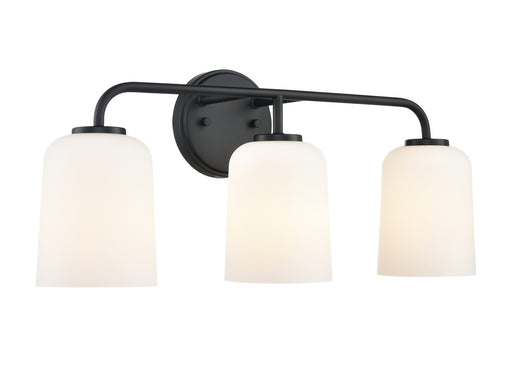 Millennium - 214203-MB - Three Light Vanity - Laphia - Matte Black