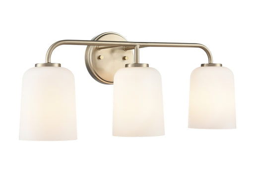 Laphia Three Light Vanity Modern Gold