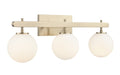 Millennium - 215103-MG - Three Light Vanity - Coretta - Modern Gold