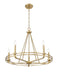Millennium - 21605-VB - Five Light Chandelier - Jody - Vintage Brass