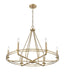 Millennium - 21606-VB - Six Light Chandelier - Jody - Vintage Brass