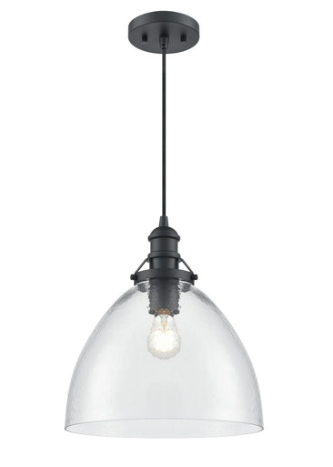 Khrisa One Light Pendant Matte Black