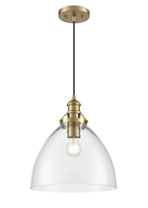 Millennium - 218101-VB - One Light Pendant - Khrisa - Vintage Brass