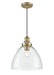 Millennium - 218101-VB - One Light Pendant - Khrisa - Vintage Brass