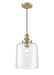 Millennium - 218201-VB - One Light Pendant - Khrisa - Vintage Brass