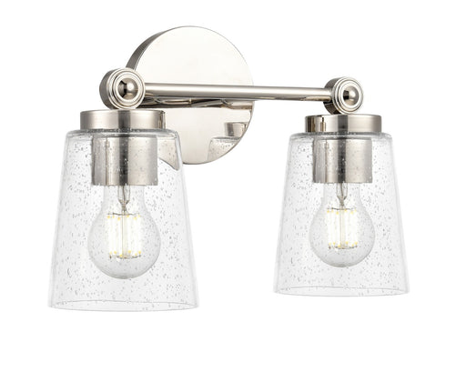 Lauryn Two Light Vanity Polished Nickel