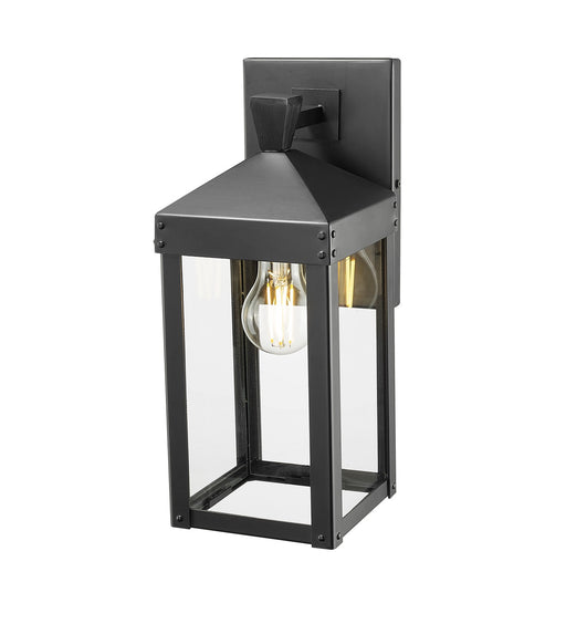 Millennium - 22901-PBK - One Light Outdoor Wall Sconce - Yates - Powder Coated Black