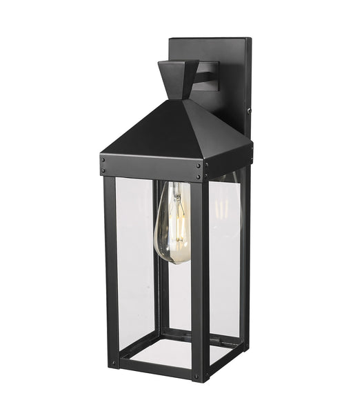 Millennium - 22911-PBK - One Light Outdoor Wall Sconce - Yates - Painted Black