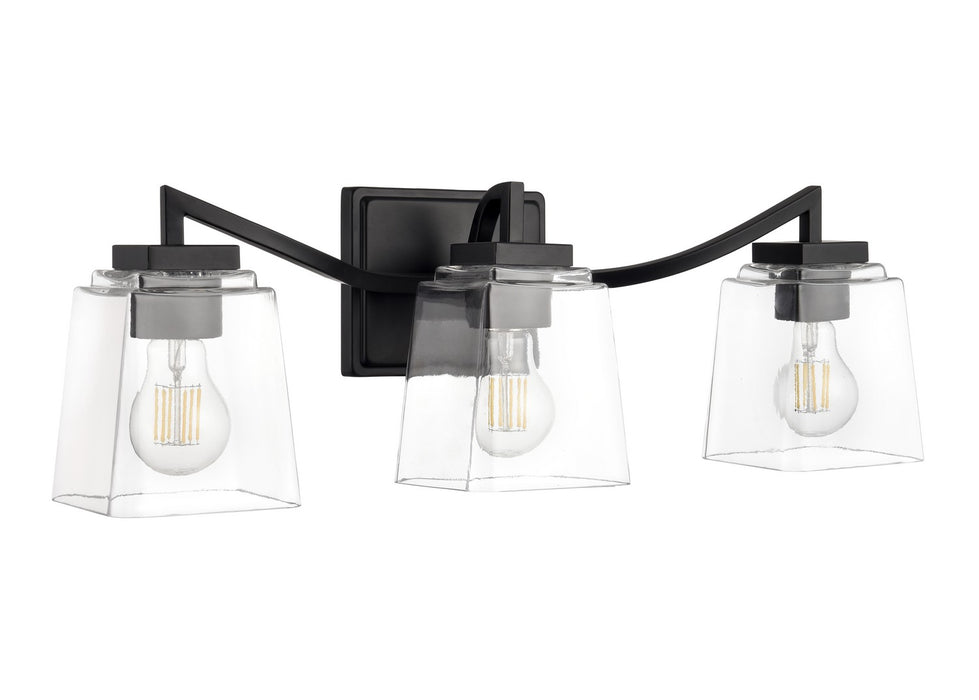 Millennium - 24003-MB - Three Light Vanity - Avenna - Matte Black