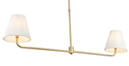 Millennium - 25102-VB - Two Light Island Chandelier - Ami - Vintage Brass