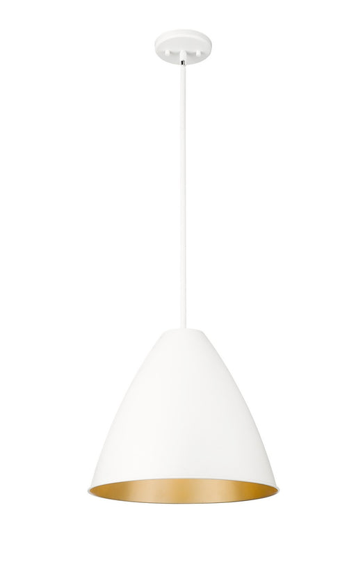 Millennium - 25201-MW - One Light Pendant - Kayman - Matte White