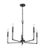 Millennium - 25305-MB - Five Light Chandelier - Azara - Matte Black