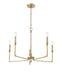 Millennium - 25305-VB - Five Light Chandelier - Azara - Vintage Brass
