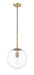 Millennium - 25401-VB - One Light Pendant - Kairo - Vintage Brass