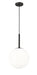Millennium - 25501-MB - One Light Pendant - Kairo - Matte Black