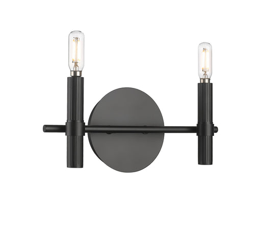 Skyva Two Light Wall Sconce Matte Black