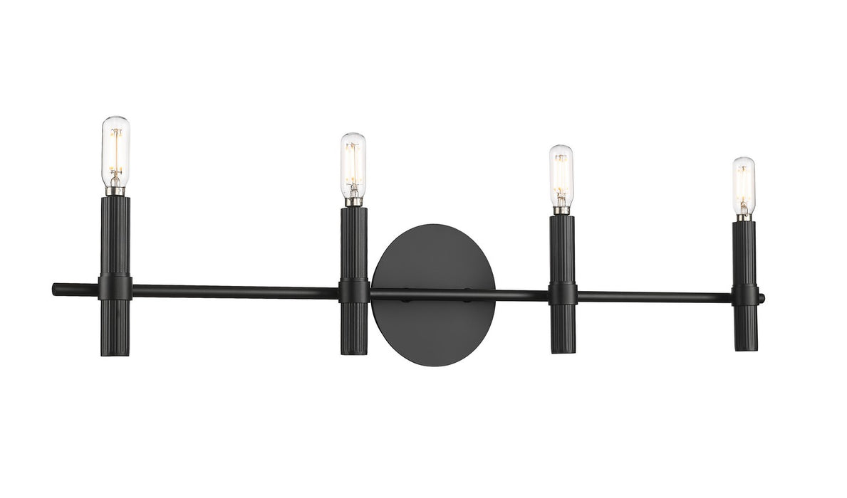 Millennium - 25604-MB - Four Light Wall Sconce - Skyva - Matte Black