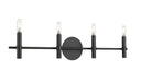 Millennium - 25604-MB - Four Light Wall Sconce - Skyva - Matte Black