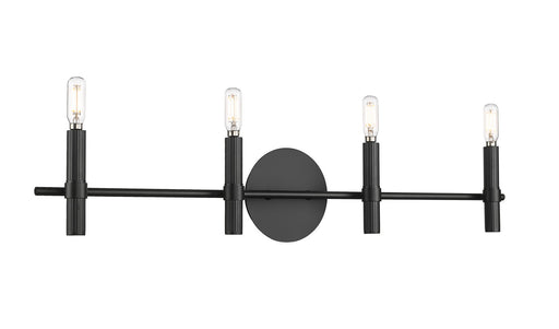 Skyva Four Light Wall Sconce Matte Black