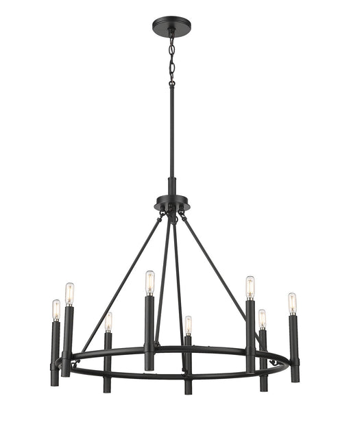 Millennium - 25608-MB - Eight Light Chandelier - Skyva - Matte Black