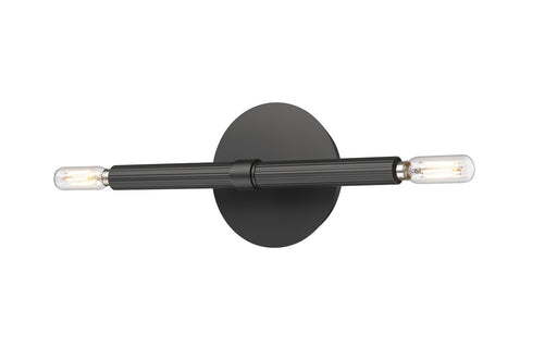 Skyva Two Light Wall Sconce Matte Black