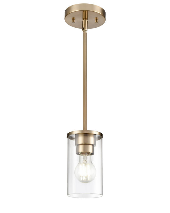 Millennium - 2711-MG - One Light Pendant - Verlana - Modern Gold