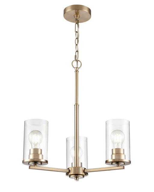 Millennium - 2713-MG - Three Light Chandelier - Verlana - Modern Gold
