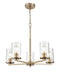 Millennium - 2715-MG - Five Light Chandelier - Verlana - Modern Gold