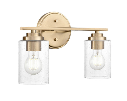 Moven Two Light Vanity Modern Gold