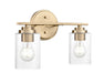 Millennium - 3682-MG - Two Light Vanity - Moven - Modern Gold
