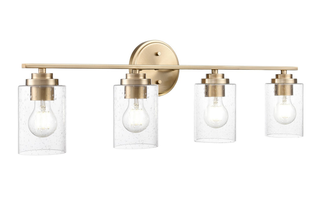 Millennium - 3684-MG - Four Light Vanity - Moven - Modern Gold