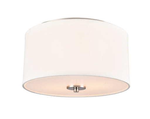 Guyten Two Light Flushmount Brushed Nickel