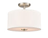 Millennium - 41102-BN - Two Light Semi-Flush Mount - Guyten - Brushed Nickel