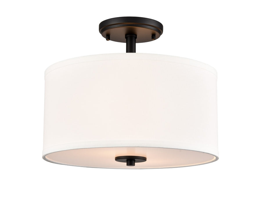 Millennium - 41102-MB - Two Light Semi-Flush Mount - Guyten - Matte Black