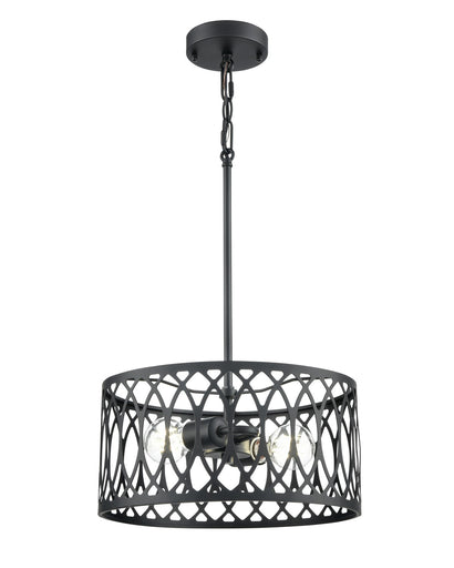 Arelyn Two Light Pendant Matte Black