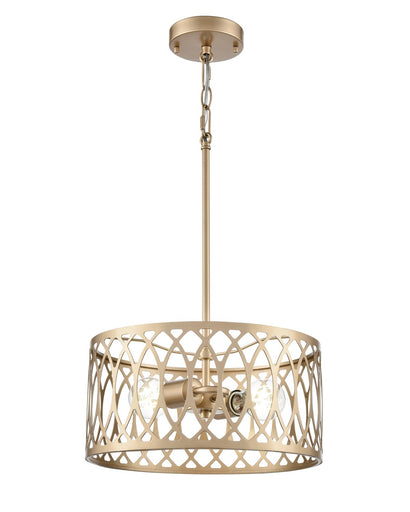 Arelyn Two Light Pendant Painted Modern Gold