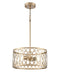Millennium - 42102-PMG - Two Light Pendant - Arelyn - Painted Modern Gold