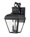 Millennium - 43102-MB - Two Light Outdoor Wall Sconce - Edenton - Matte Black