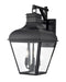 Millennium - 43103-MB - Three Light Outdoor Wall Sconce - Edenton - Matte Black