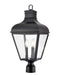Millennium - 43203-MB - Three Light Outdoor Post Lantern - Edenton - Matte Black