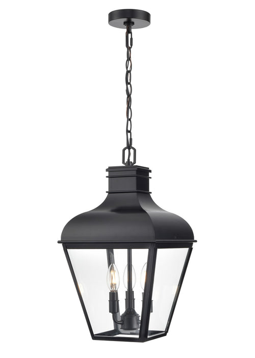 Millennium - 43303-MB - Three Light Outdoor Hanging Lantern - Edenton - Matte Black