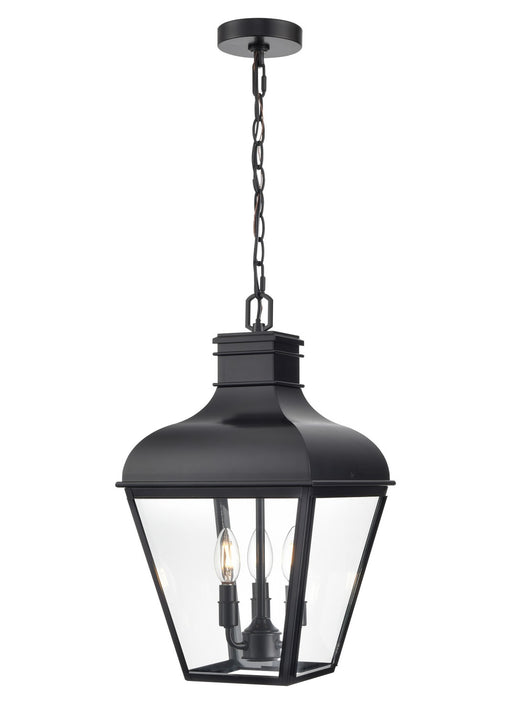 Millennium - 43303-MB - Three Light Outdoor Hanging Lantern - Edenton - Matte Black